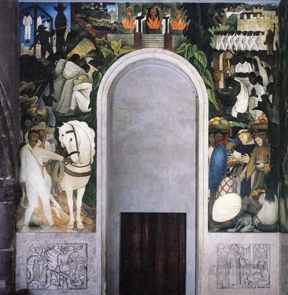 zapata s horse 1930 Diego Rivera Oil Paintings